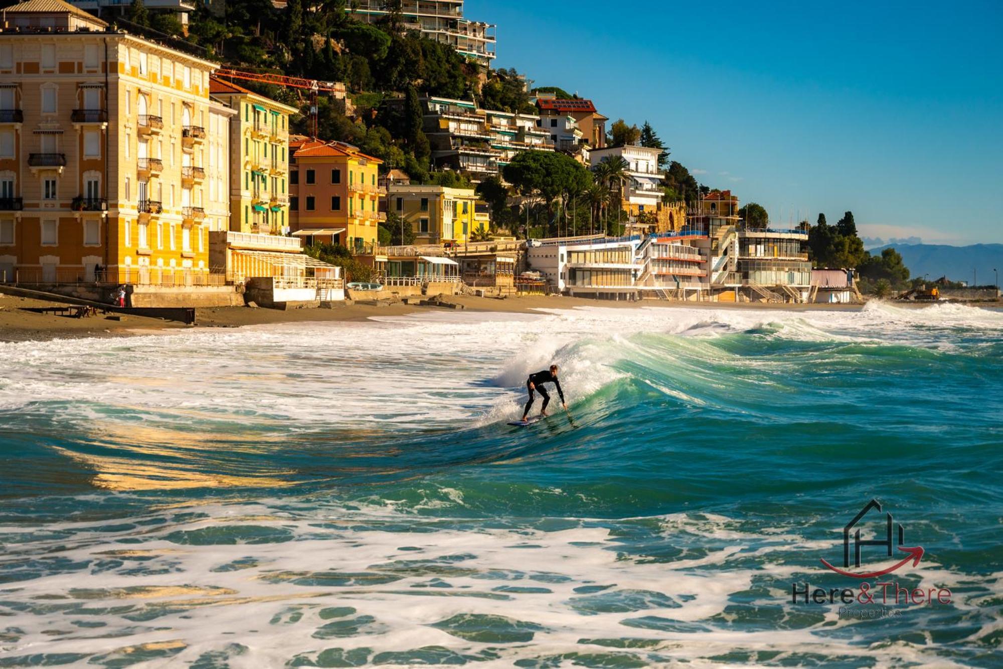 Garden & Sea View - Free Beach Access And Garage - Wifi Varazze Esterno foto